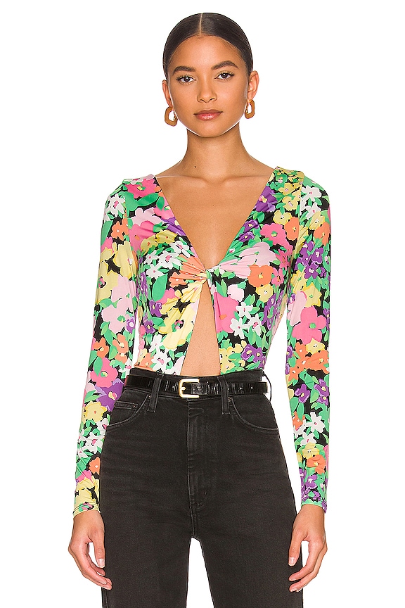 view 1 of 5 Indy Bodysuit in Neon Garden