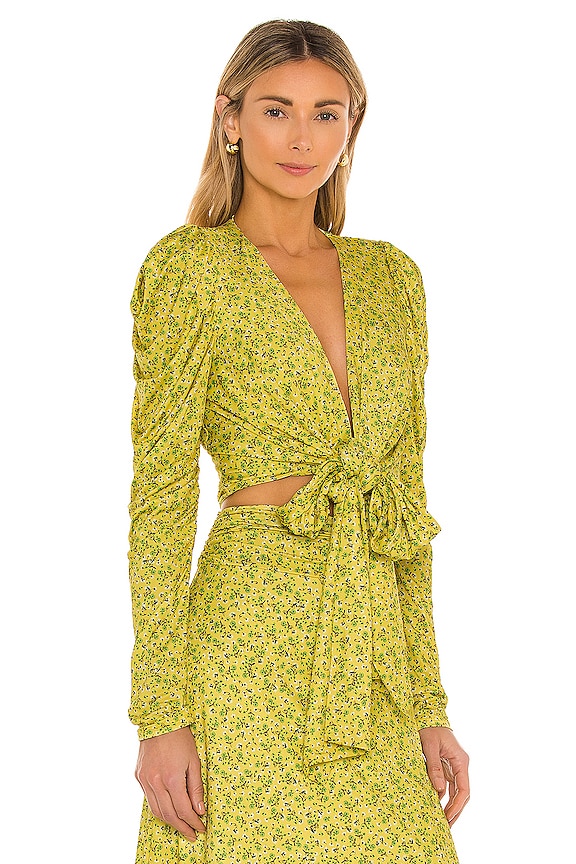 view 2 of 4 Celeste Top in Buttercup Ditsy