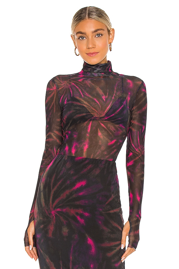 view 1 of 4 Zadie Top in Pink Spiral