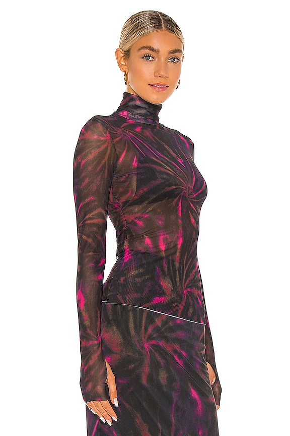 view 2 of 4 Zadie Top in Pink Spiral