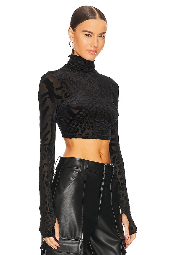 view 2 of 4 Micaela Velvet Top in Animal