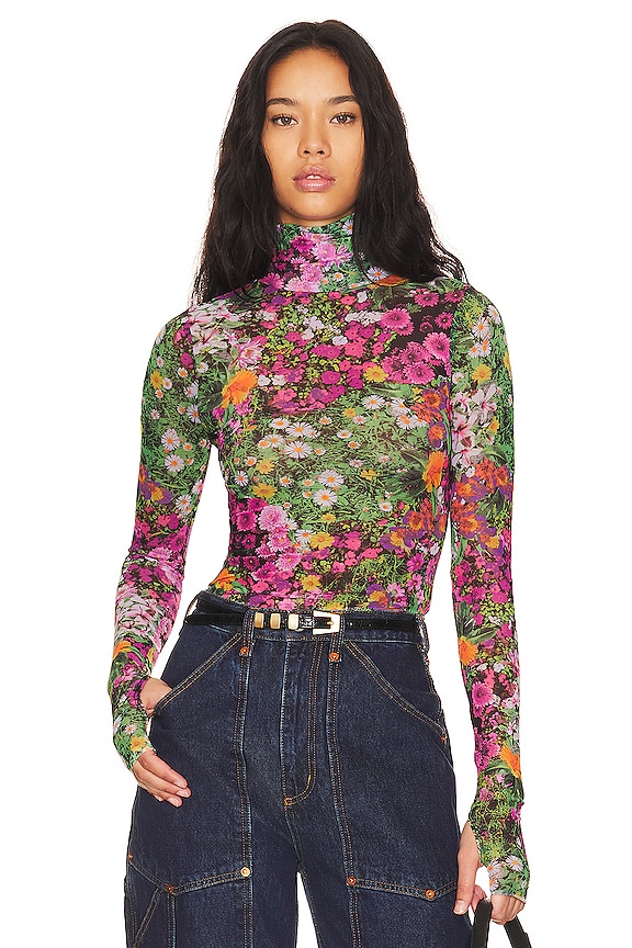 AFRM Zadie Top in Mixed Floral Sub | REVOLVE