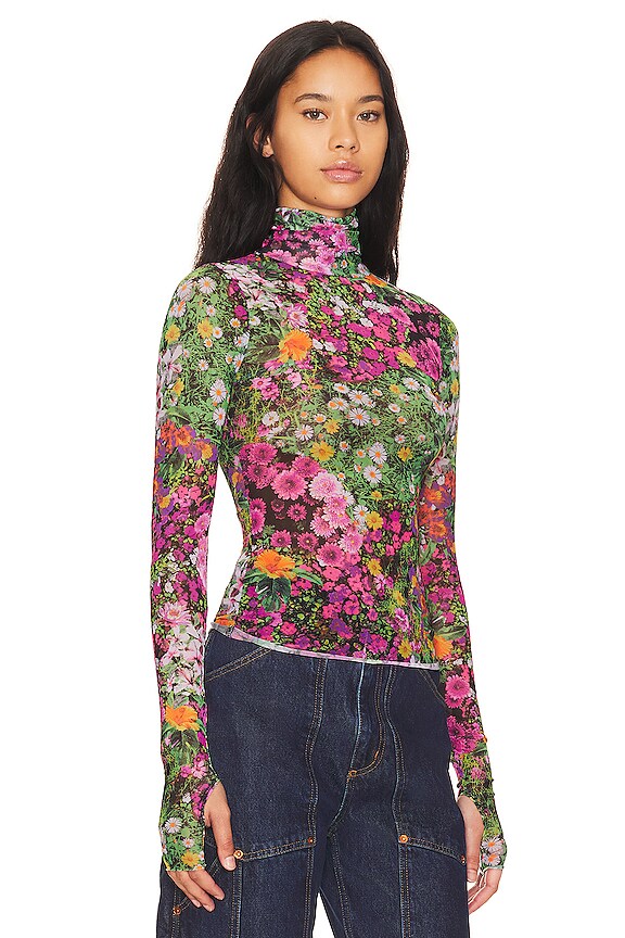 view 2 of 4 Zadie Top in Mixed Floral Sub