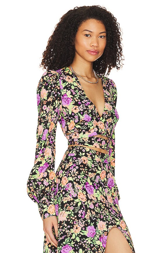 view 2 of 4 CALLE トップ in Noir Violet Garden