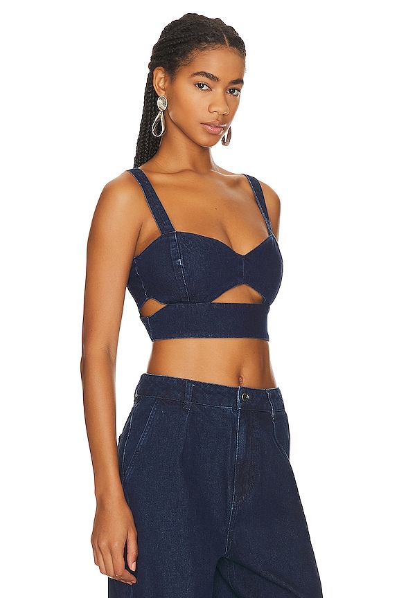 view 2 of 4 Lavera Top in Dark Lancer Wash