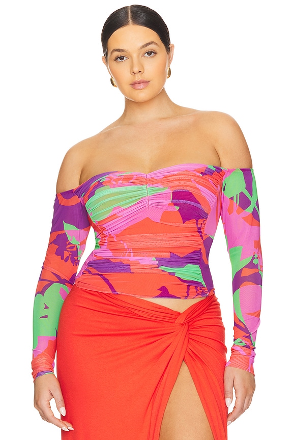 view 2 of 8 Odilla Top in Graphic Floral