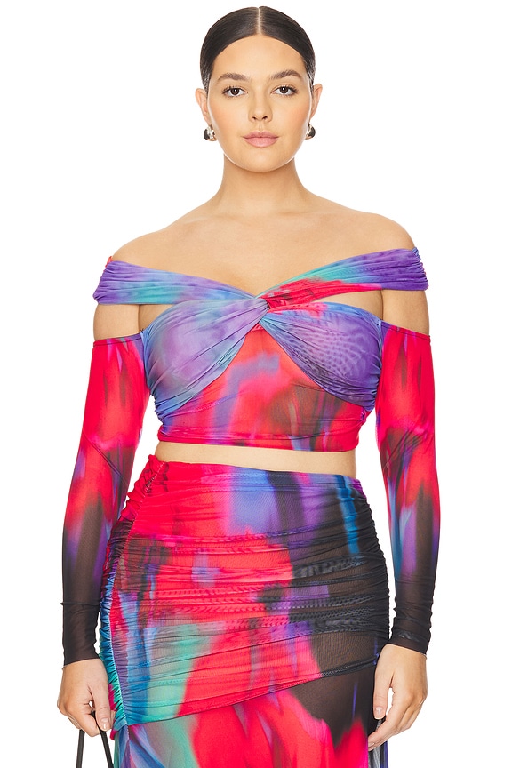 view 2 of 8 Wilson Top in Romantic Fleur