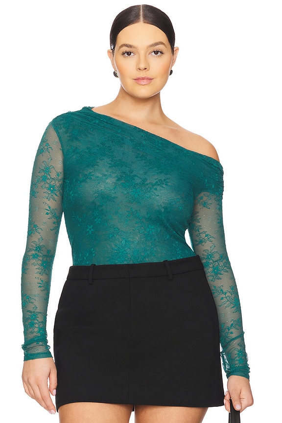 view 2 of 9 Barry Lace Top in Spruce