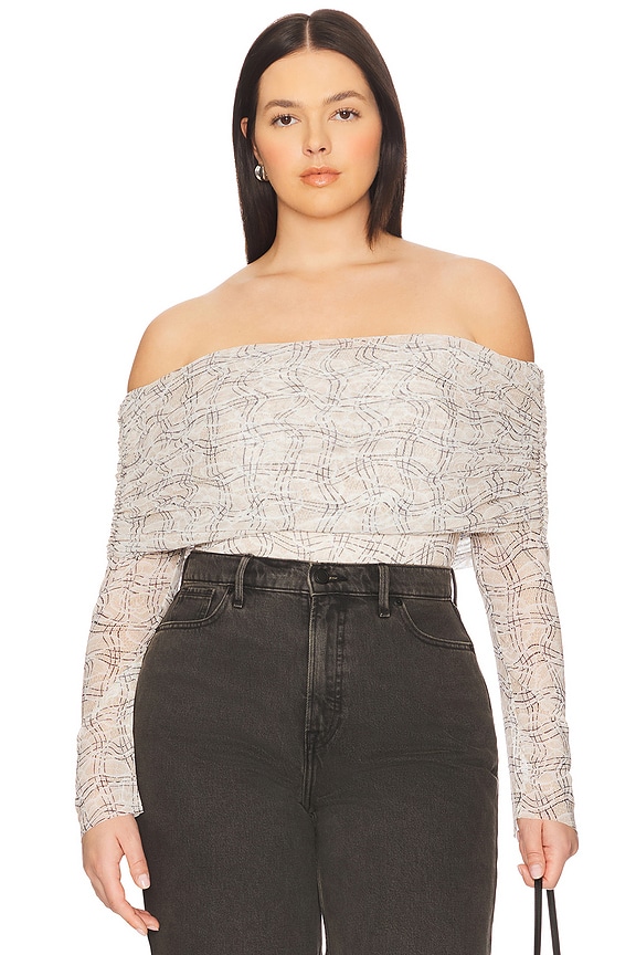 view 2 of 10 БОДИ MAXINE in Lace Plaid