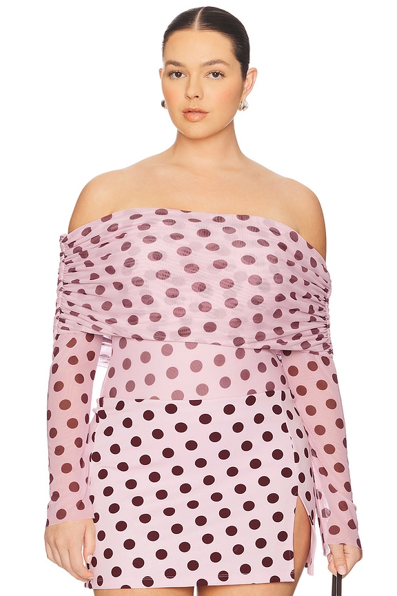 view 2 of 10 Maxine Bodysuit in Rose Dot