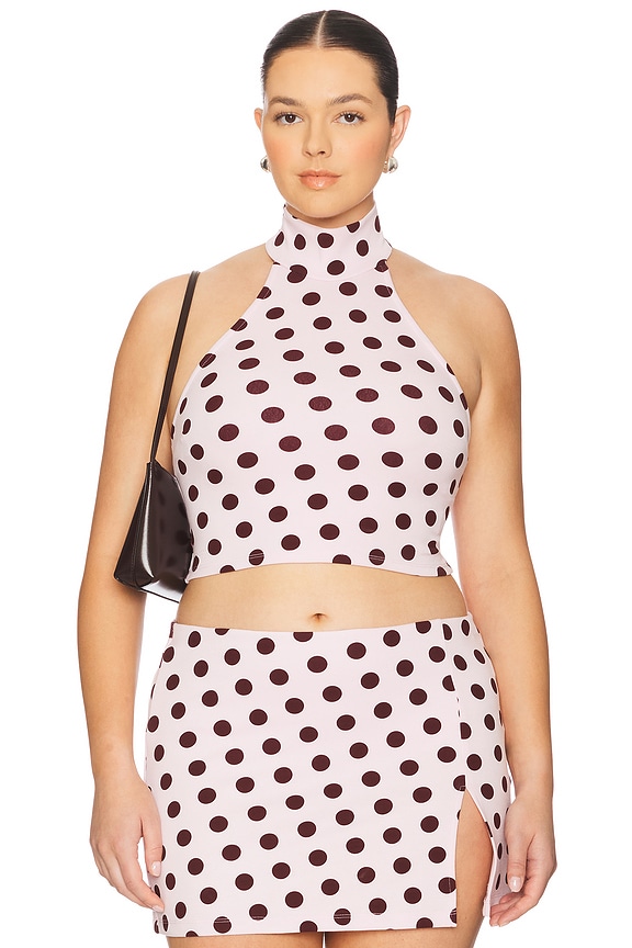 view 2 of 8 Anira Top in Rose Dot