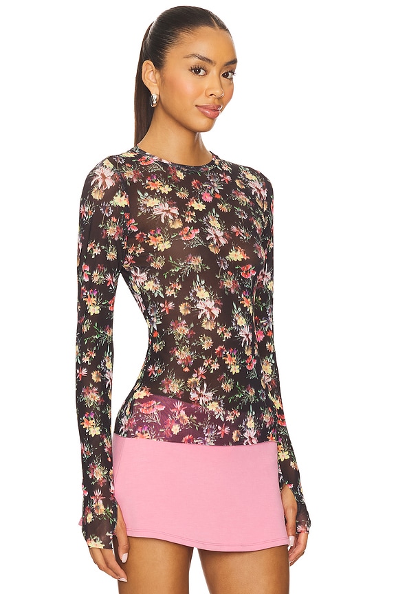 view 2 of 4 Kaylee Top in Blur Ditsy