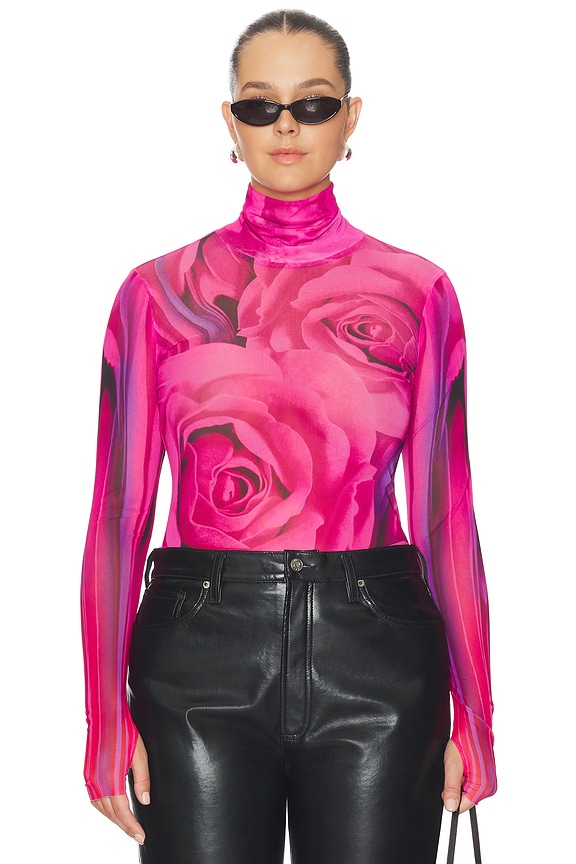 view 2 of 8 Zadie Top in Fuchsia Rose