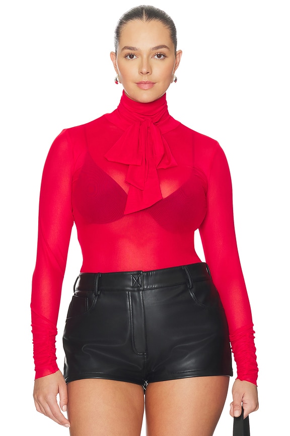 view 2 of 8 Julien Blouse in Kiss Red