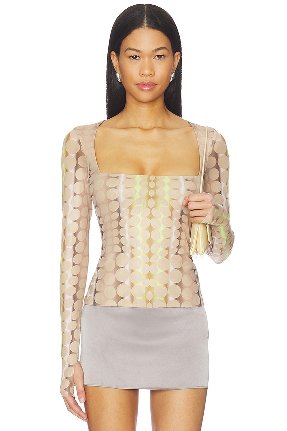 view 1 of 4 Ines Top in Tonal Dot