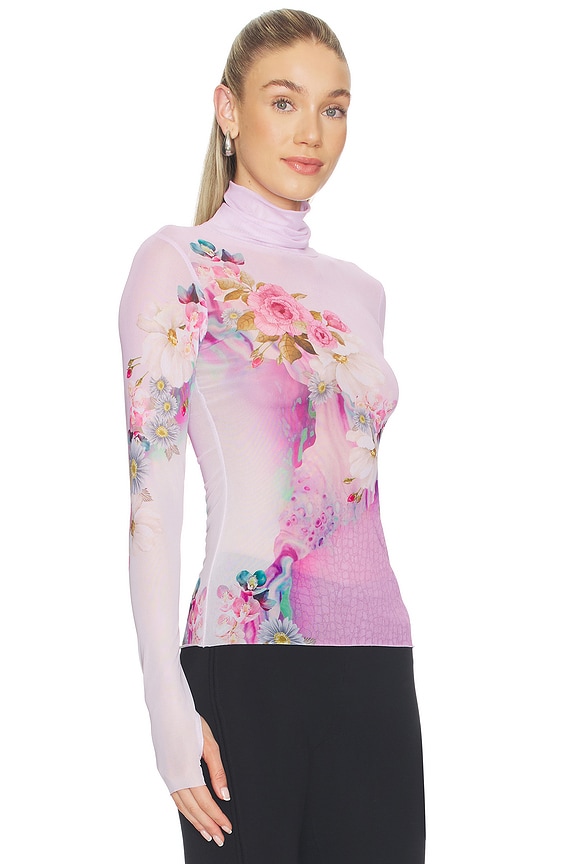 view 2 of 4 Zadie Top in Marble Floral