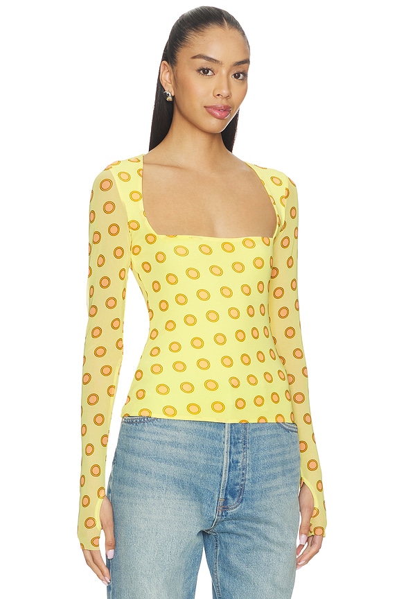 view 2 of 4 Ines Top in Deco Dot