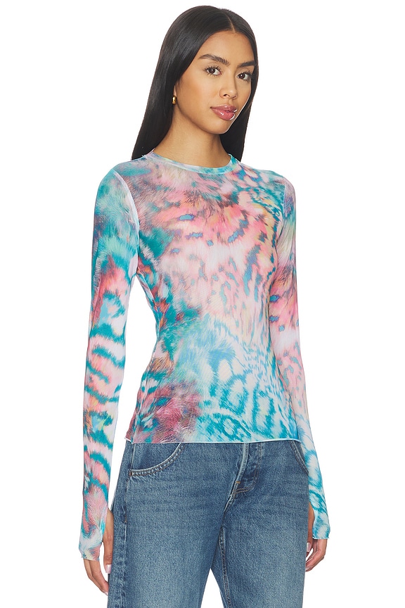 view 2 of 4 Kaylee Top in Pastel Animal