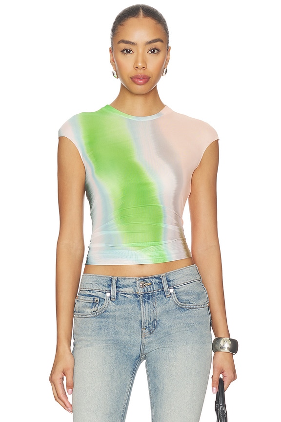 view 1 of 4 Nina Top in Watercolor Abstract