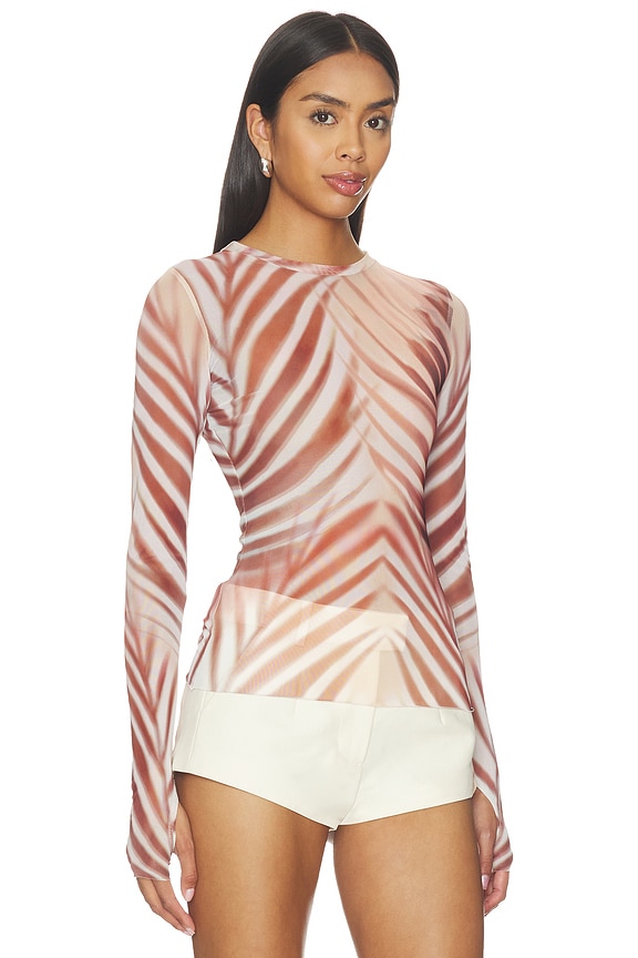 view 2 of 4 Kaylee Top in Kissing Palms