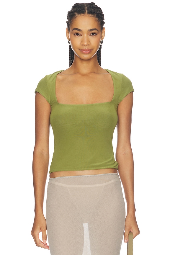 view 1 of 4 Winona Top in Summer Olive
