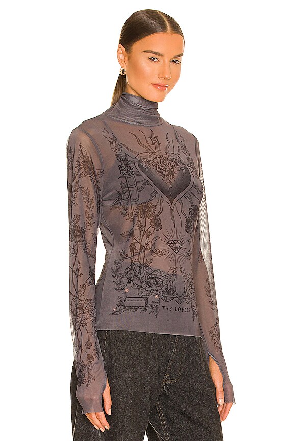 view 2 of 4 Zadie Top in Noir Tarot Card