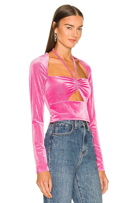 view 2 of 4 Adria Top in Fuchsia