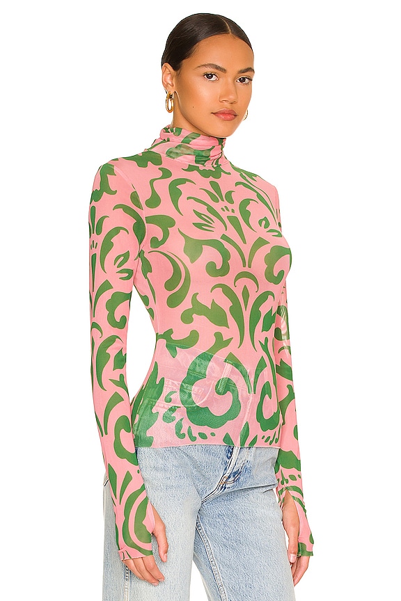 view 2 of 4 Zadie Top in Blush Damask