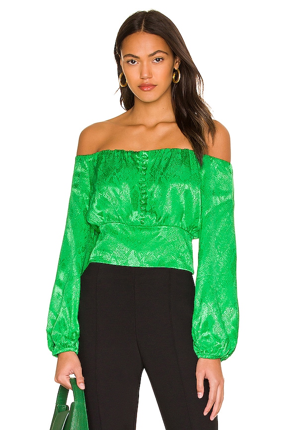 view 1 of 4 Jonas Top in Fem Green in Fern Green