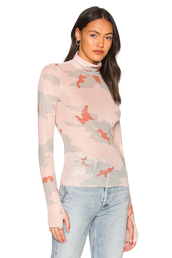 view 2 of 4 Zadie Top in Taupe Camo