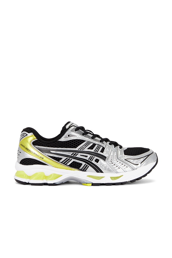 view 1 of 6 Gel-kayano 14 Sneakers in Black & Lemon Spark