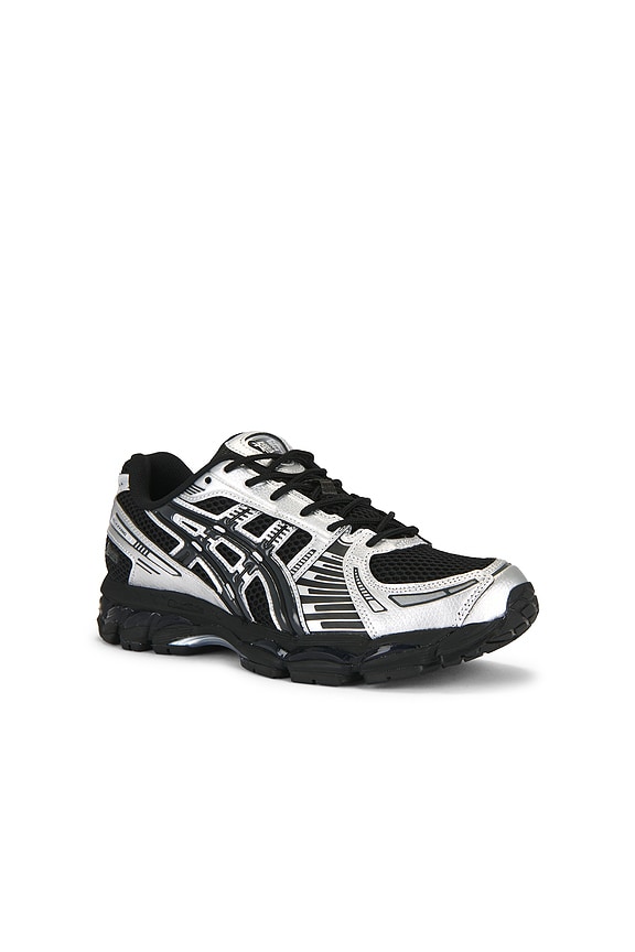 view 2 of 6 Gel-Kayano 12.1 Sneaker in Black & Graphite Grey