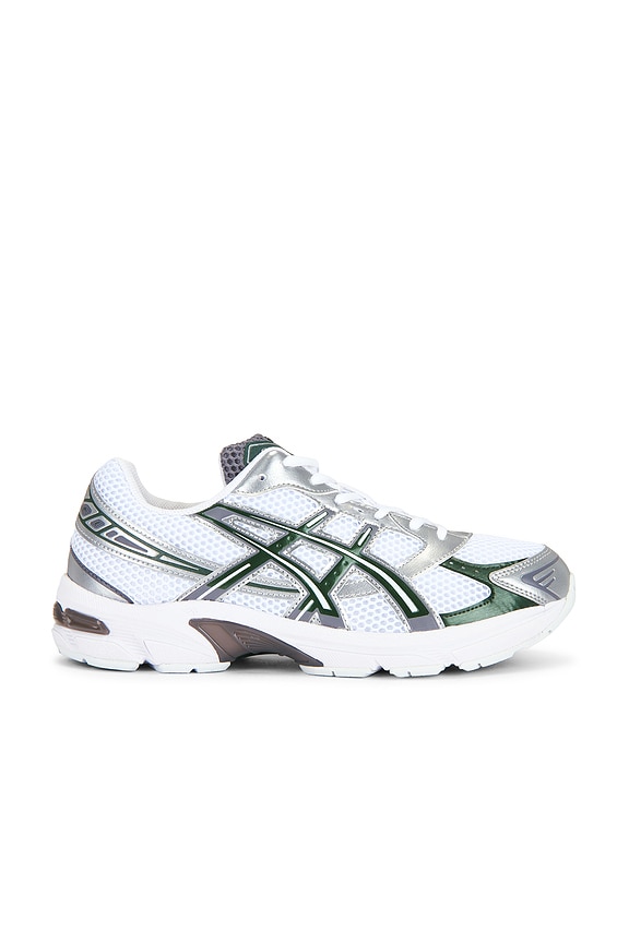 view 1 of 6 SNEAKERS GEL-1130 in White & Forest Night