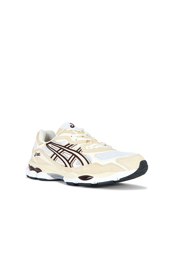view 2 of 6 Gel-NYC Sneaker in White & Roasted Coffee