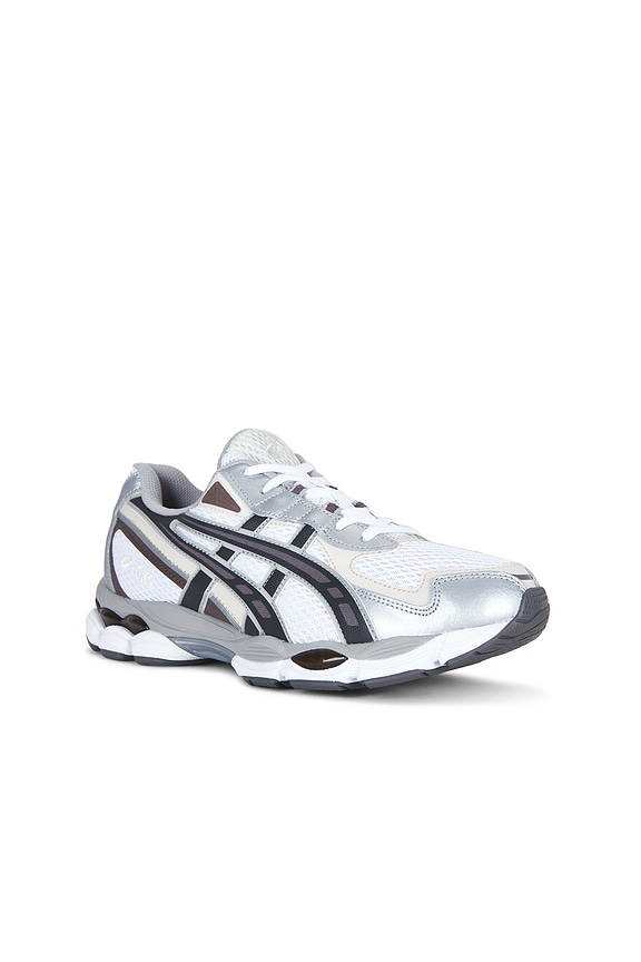 view 2 of 6 Gel-NYC 2055 Sneaker in White & Cocoa Powder