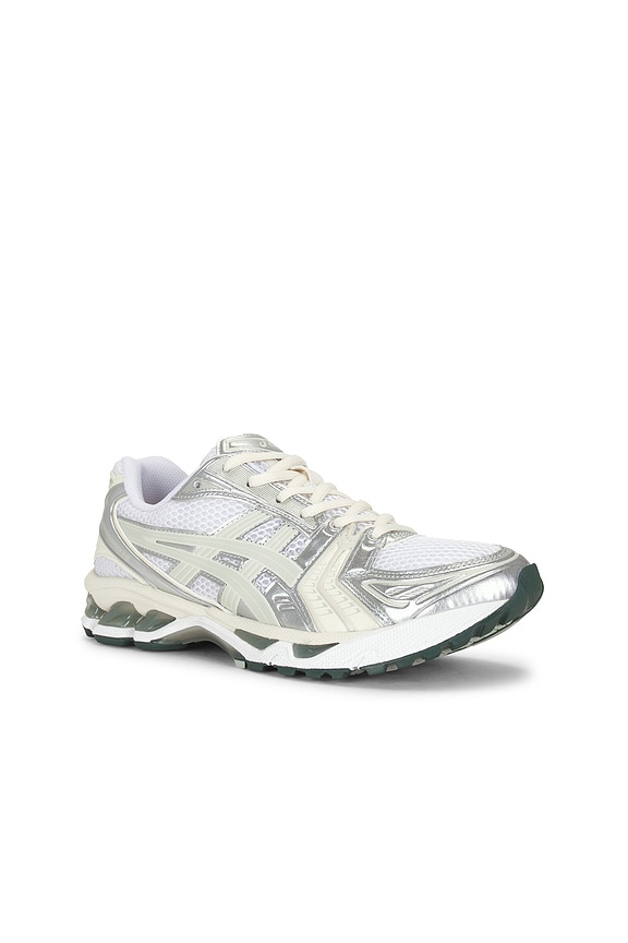 view 2 of 6 Gel-Kayano 14 in White & Light Sage