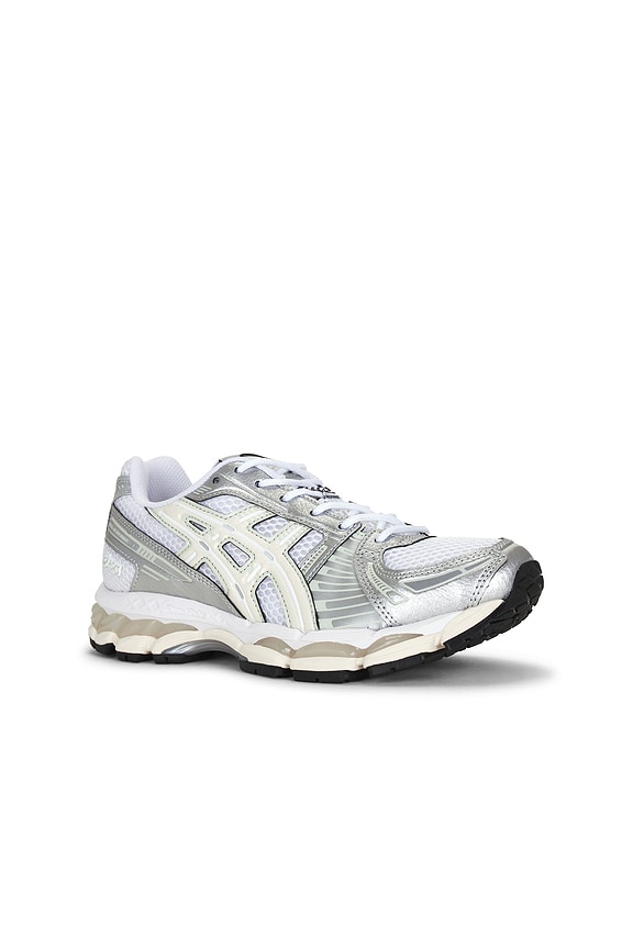 view 2 of 6 Gel-Kayano 12.1 Sneaker in White & Cream