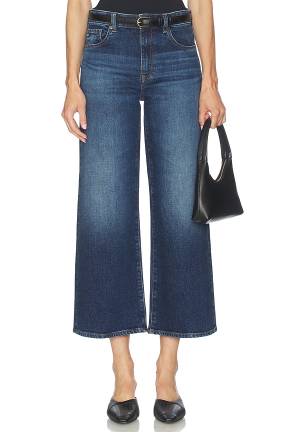 view 1 of 6 Saige Wide Leg Crop Jeans in Veiled