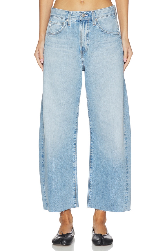 view 1 of 6 Hattie Crop Barrel Jeans in Gesture