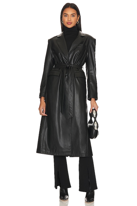 view 2 of 4 MANTEAU X EMRATA VALENTINA in True Black