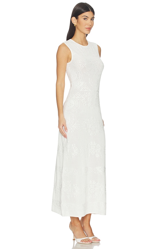view 2 of 4 Ashley Crochet Knitted Dress in Ivory