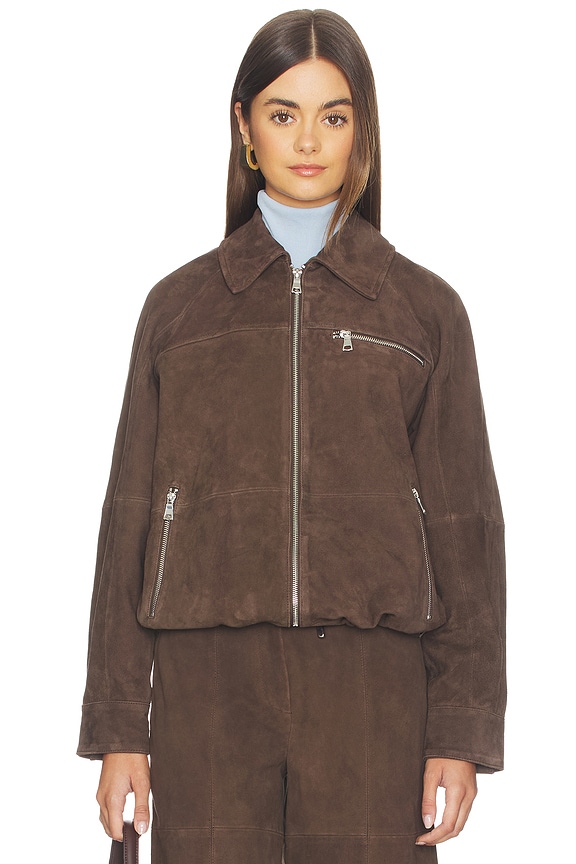 view 2 of 5 CAZADORA ALEX in Chocolate