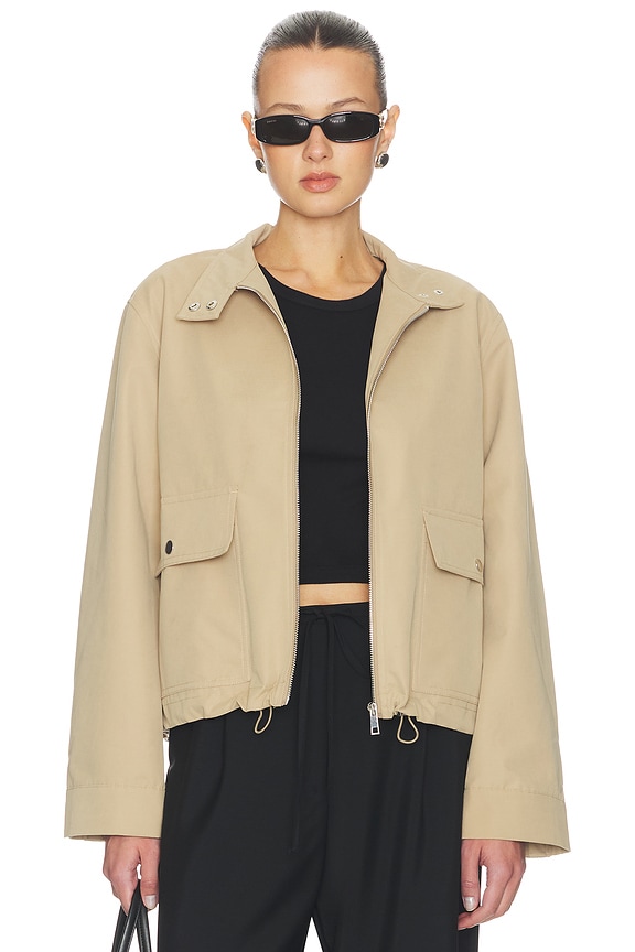 view 2 of 5 Brody Bomber Jacket in Camel