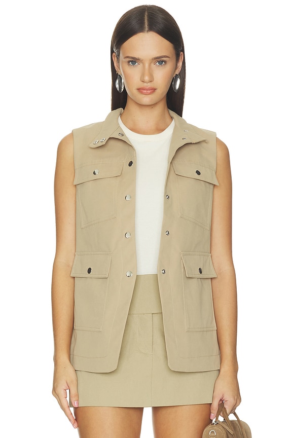 view 2 of 5 Winnie Pocket Gilet in Camel