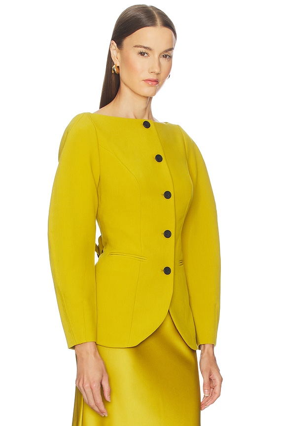 view 2 of 4 Artemis Blazer in Hot Mustard