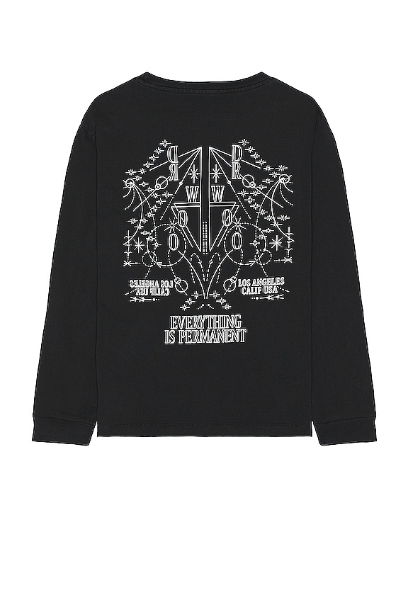 view 1 of 4 Dr. Woo Long Sleeve T-shirt in Vintage Black