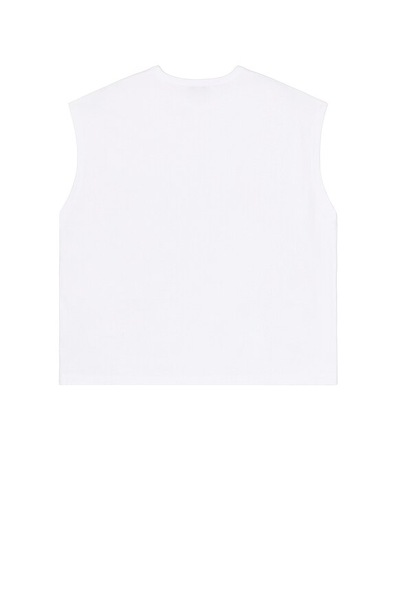 view 2 of 4 LEONARD 슬리브리스 티셔츠 in White