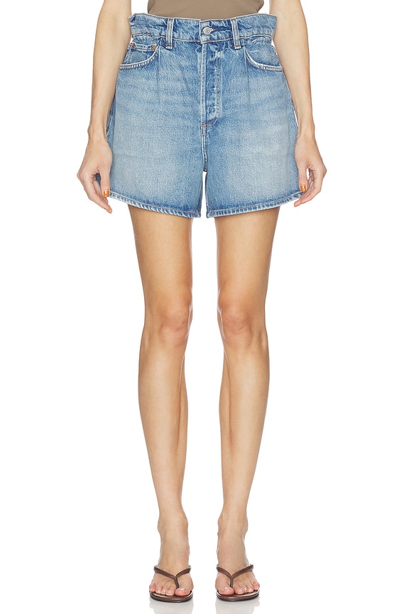 view 1 of 6 Lyonne Cinched Waist Shorts in Outbreak