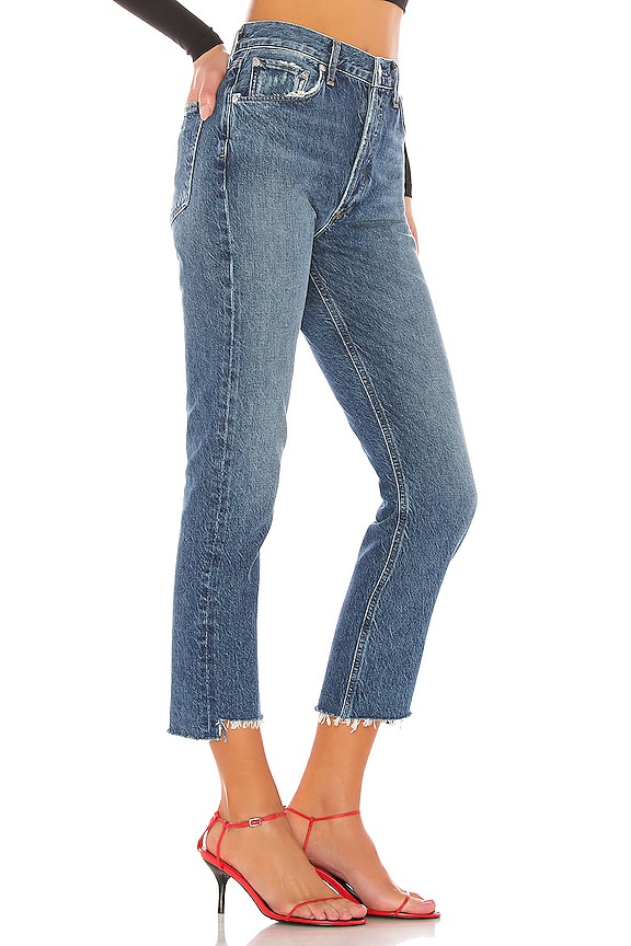 view 2 of 4 Riley High Rise Straight Crop in Disguise