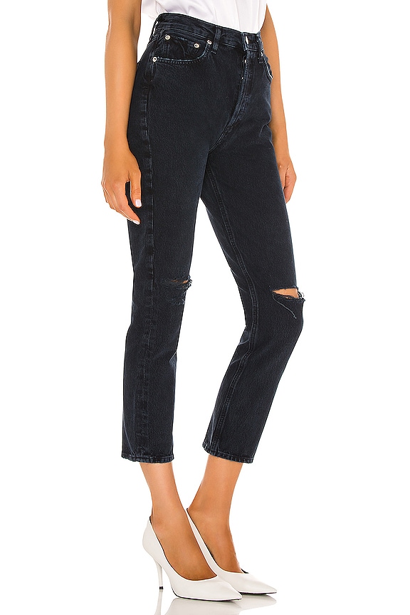 view 2 of 4 Riley High Rise Straight Crop in Unseen